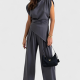 Sofia – Asymmetric Set with Draped Shoulders