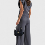 Sofia – Asymmetric Set with Draped Shoulders