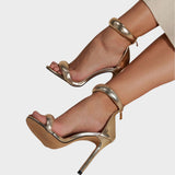 Alda | High Heels with Ankle Strap