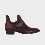 Star | Pointed Leather Ankle Boots