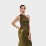 Asmine - Elegant One-Shoulder Dress