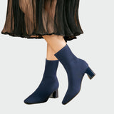 Alejandra - Knitted Orthopedic Boots in Soft Beige