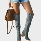 Diane | High Suede Boots