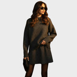 Lara | Skirt and Knit Sweater Set