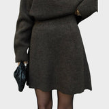Lara | Skirt and Knit Sweater Set