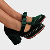 Alessia | Velvet Loafers