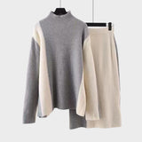 Pilar | Knit Skirt and Sweater Set