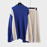 Pilar | Knit Skirt and Sweater Set
