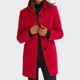 Dalila | Elegant Coat with Buttons