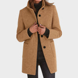 Dalila | Elegant Coat with Buttons