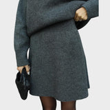 Lara | Skirt and Knit Sweater Set