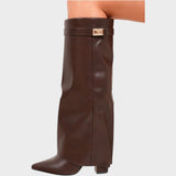 Luna | High-Cut Leather Boots