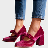 Alessia | Velvet Loafers