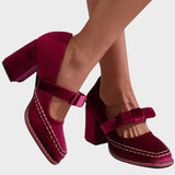 Alessia | Velvet Loafers