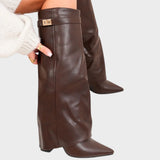 Luna | High-Cut Leather Boots