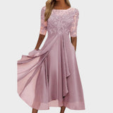 Gabhi – Midi Dress with Lace Details