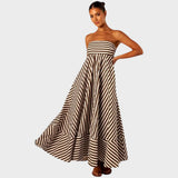 Mira | Strapless Maxi Dress