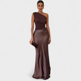 Asmine - Elegant One-Shoulder Dress