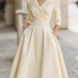 Noelia – Midi Dress in Satin