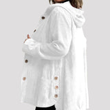 Adriana | Casual Velvet Hooded Jacket for the Fall Season