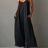 Inés | Relaxed Wide-Leg Jumpsuit with Pockets