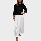 Anabela | Sweater and Pleated Skirt Set