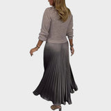 Anabela | Sweater and Pleated Skirt Set
