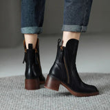 Araceli - Leather Ankle Boots