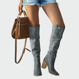 Daniela - Elegant Knee-High Leather Orthopedic Boots