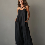 Inés | Relaxed Wide-Leg Jumpsuit with Pockets