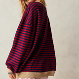Hazel | Oversized Striped Knit Jumper
