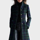 Valli | Timeless Elegant Check Coat
