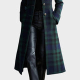 Valli | Timeless Elegant Check Coat