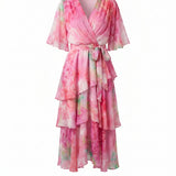 Soft Cape Dress