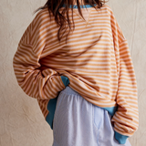 Hazel | Oversized Striped Knit Jumper