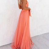 Coral Fade Dress