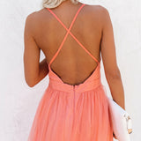 Coral Fade Dress