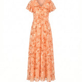 Floating Wrap Dress