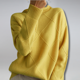 Rosemary | Roll Neck Cable Knit Jumper