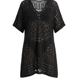 Striped Fabric Cover-Up