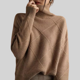 Rosemary | Roll Neck Cable Knit Jumper
