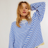 Hazel | Oversized Striped Knit Jumper