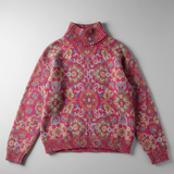 Lorena – Artistic High Neck Sweater