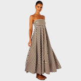 Mira | Strapless Maxi Dress