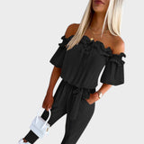 Joana | Jumpsuit with Off-Shoulder Design