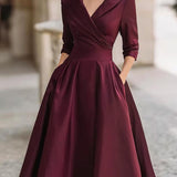 Noelia – Satin Midi Dress