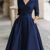 Noelia – Midi Dress in Satin