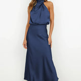 Satin Curtain Dress