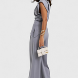 Sofia – Asymmetric Set with Draped Shoulders