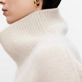 Beatrice | Cable Knit Roll Neck Jumper